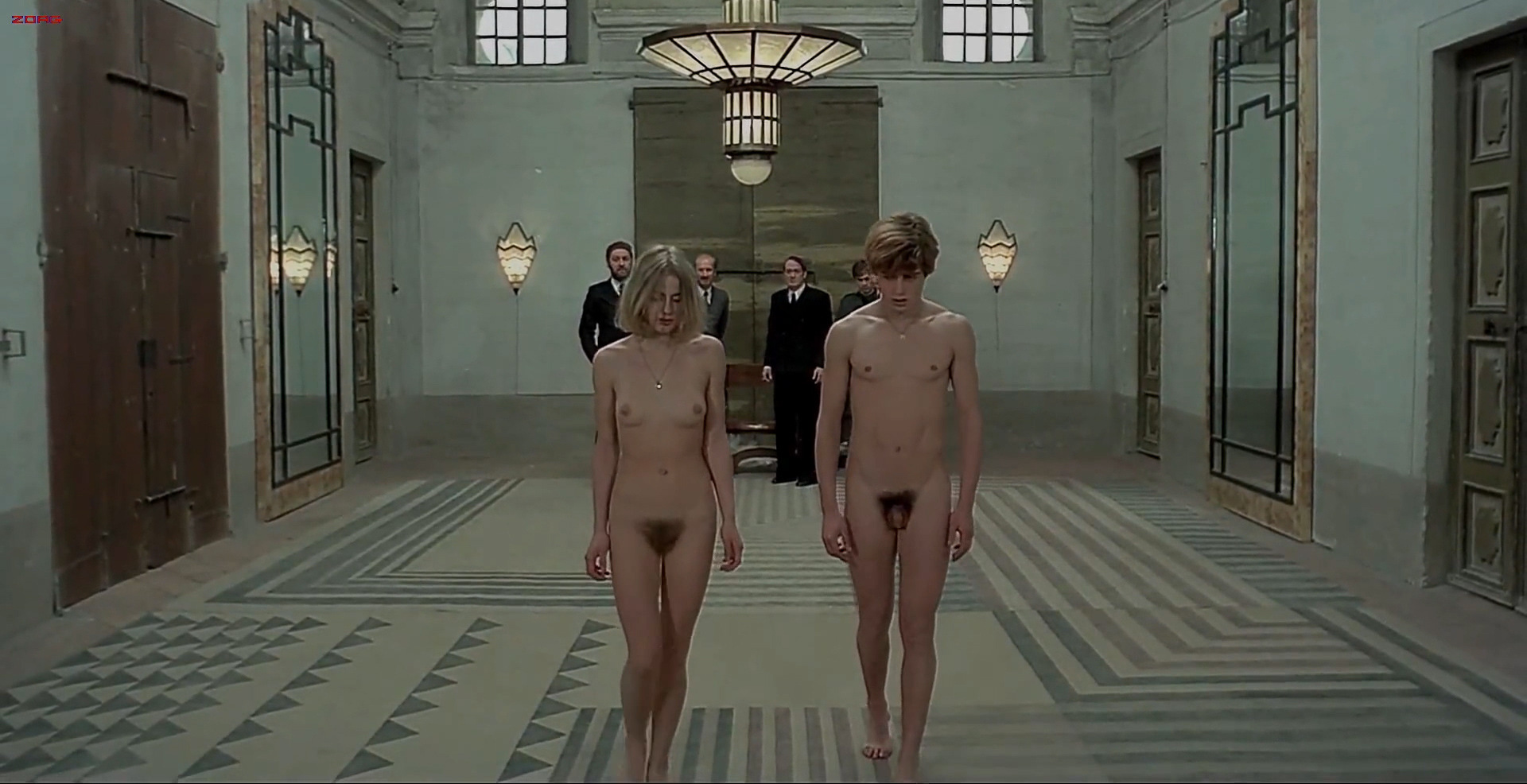 Nude in french movie