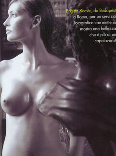 Brigitta Bulgari shows her nude boob
