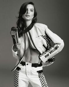 Emily Ratajkowski braless for Pop Magzine # 52 - Spring /Summer 2025