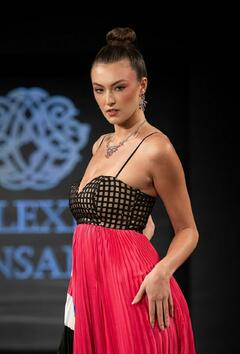 Rachel Pizzolato - walks the runway during NY fashion week - September 2025