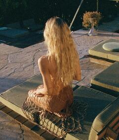 Alexis Ren in sheer dress for Donari Braxton photoshoot - December 2024