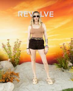 Cara Delevingne leggy at the 8th Annual Revolve Festival 2025 in Palm Springs - April 2025