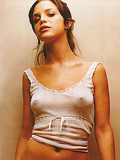 Vanessa Ferlito hard nipples under white top